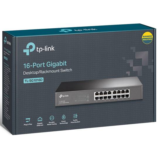 Switch Gigabit de 16 portas TP-Link TL-SG1016