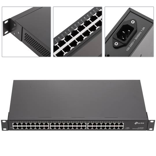 TP-Link TL-SG1048 48-Port Gigabit Switch - Cablematic