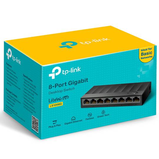 TP-Link LS1008G 8-poorts gigabit-switch
