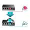 Switch Gigabit de 5 portas TP-Link TL-SG105PE (4 PoE +)