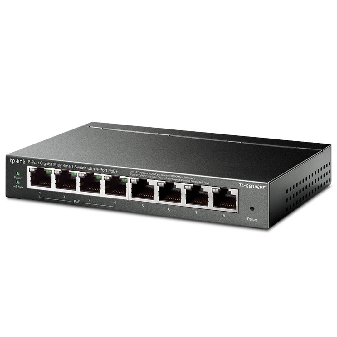 TP-Link TL-SG105PE 8-Port-Gigabit-Switch (4 PoE)