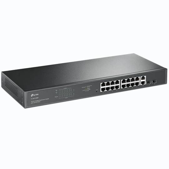 TP-LINK TL-SG1218MP 18-portowy przełącznik Gigabit z 16 portami PoE + 2 SFP