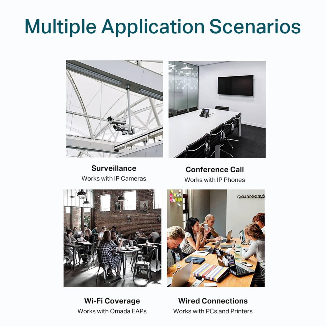 TP-LINK TL-SG1218MP 18-portowy przełącznik Gigabit z 16 portami PoE + 2 SFP