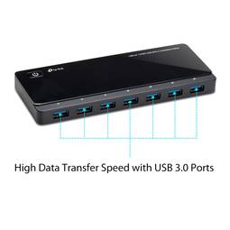 Hub de 7 Ports USB 3.0 amb 2 Ports de Càrrega TP-Link UH720