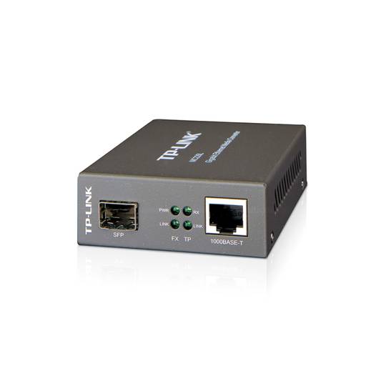 Convertisseur de fibre optique 1000 Mbps mode unique SC vers RJ45 20Km -  Cablematic