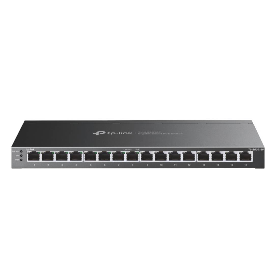 TP-Link Omada TL-S2016P/intelligente schakelaar, 16x1G 8xPOE+ met 120W vermogen