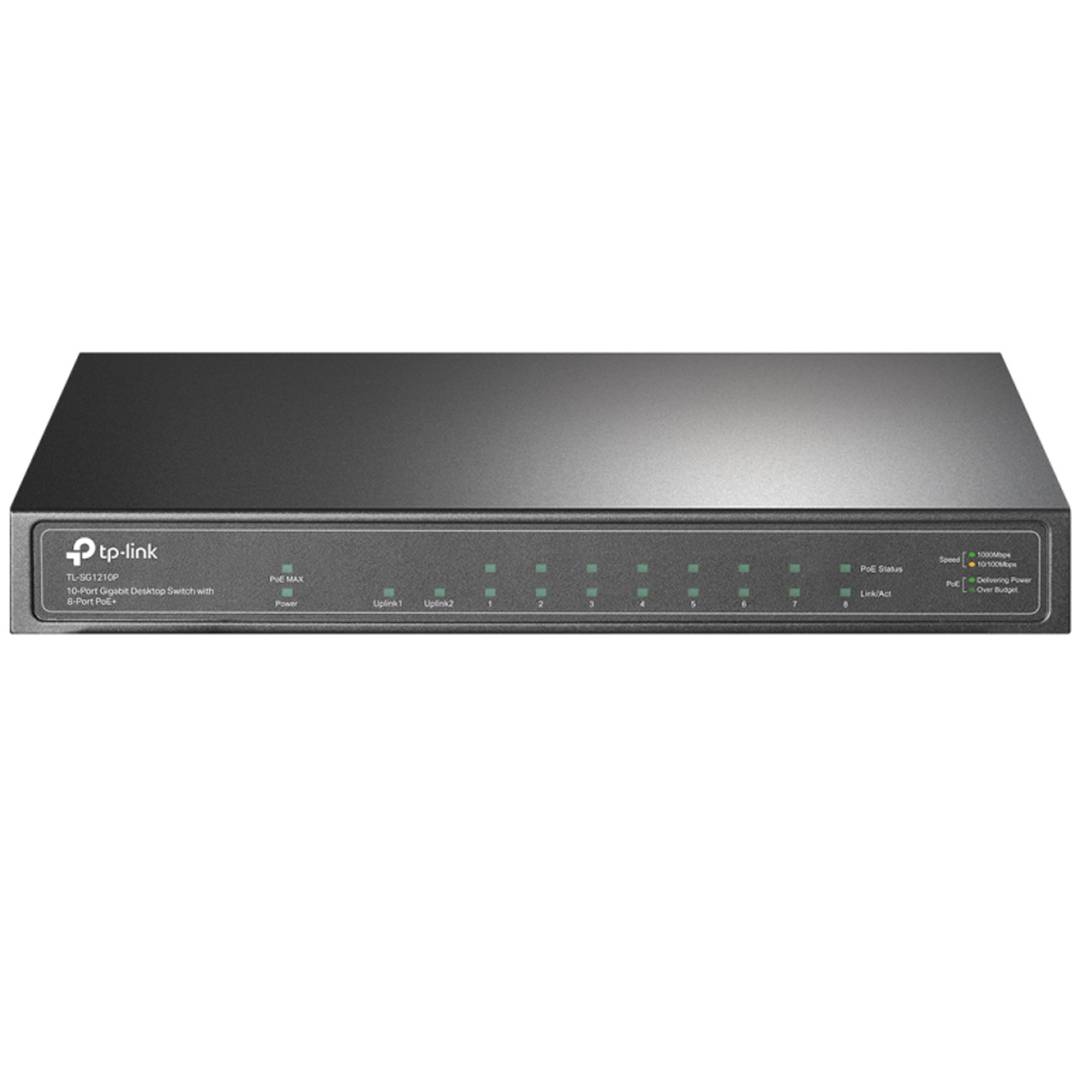 Switch z 10 portami Gigabit i 8 portami POE od TP-Link TL-SG1210P