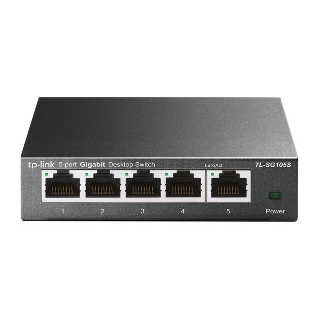 Switch de escritorio de 5 puertos de TP-Link TL-SG105S