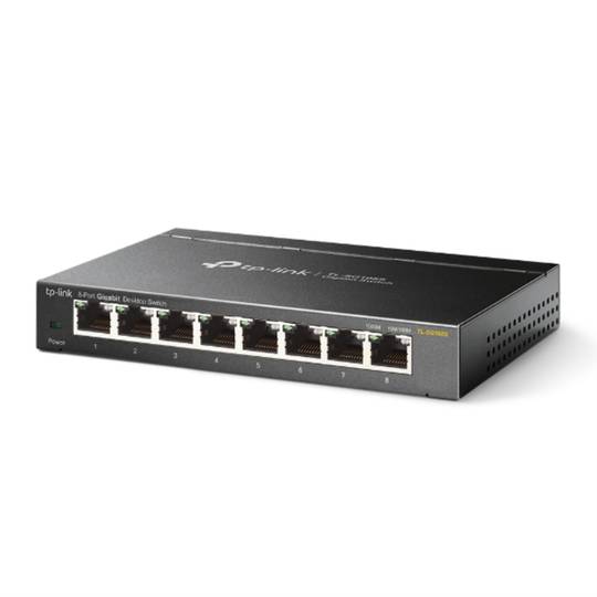 Switch de escritorio de 8 puertos de TP-Link TL-SG108S