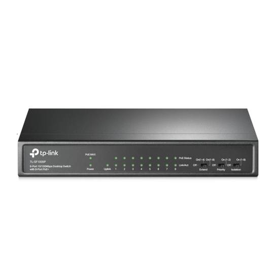 Switch de 9 ports 10/100 Mbps per a escriptori TP-Link TL-SF1009P