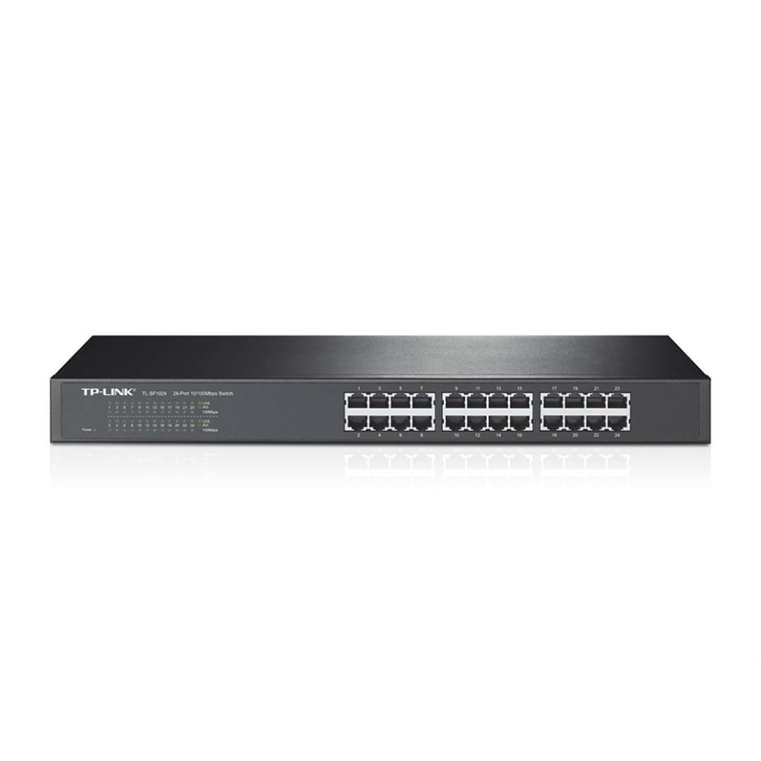 TP-LINK TL-SF1024 Switch 10/100 a 24 porte per rack 19
