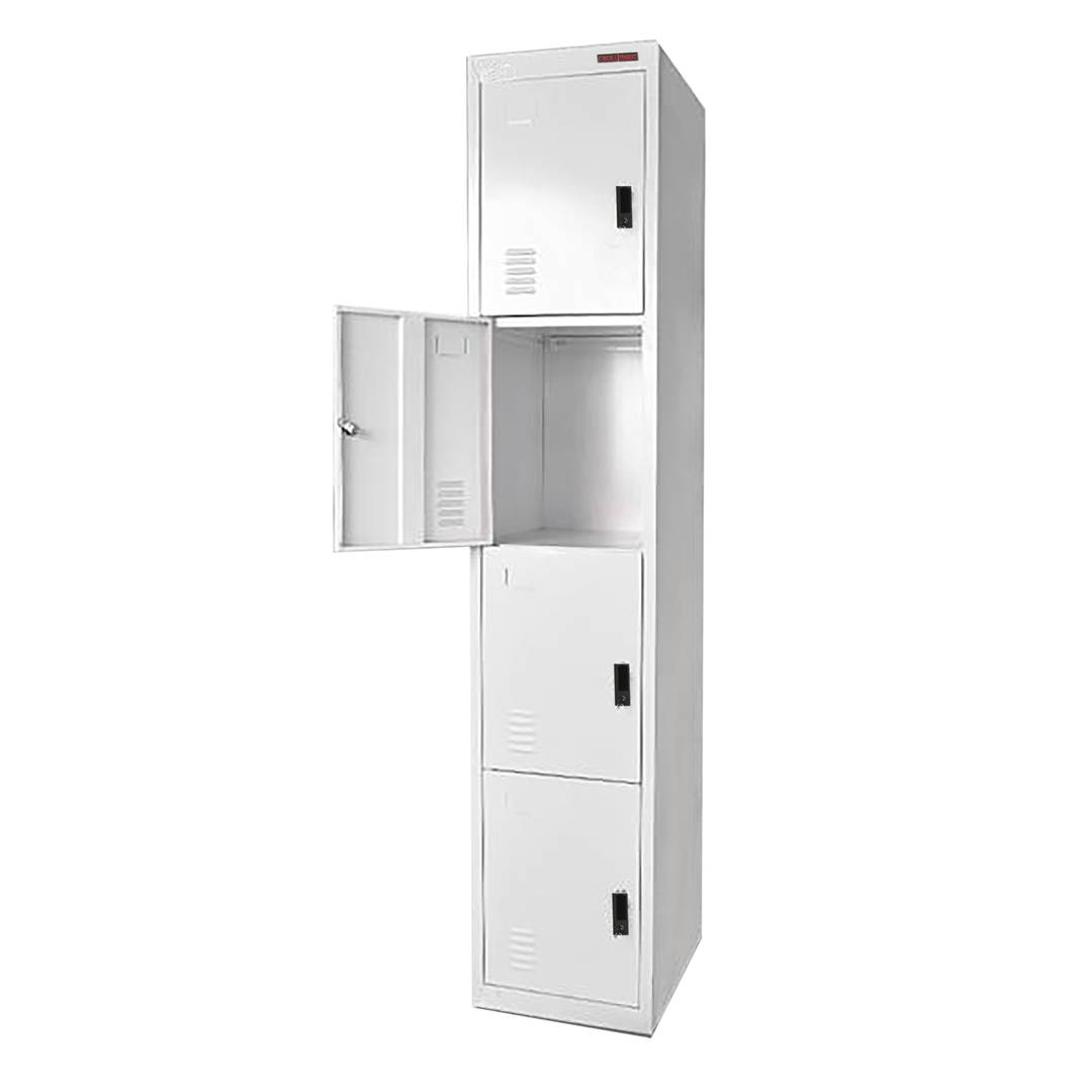 Metal locker 1 module 4 doors 300 x 1800 x 500 mm RackMatic
