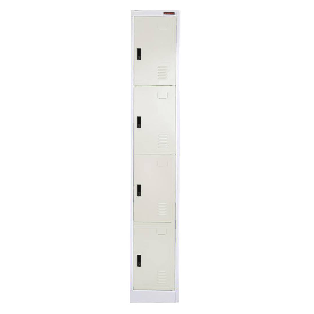 Metal locker 1 module 4 doors 300 x 1800 x 500 mm RackMatic