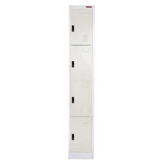 Metal locker 1 module 4 doors 300 x 1800 x 500 mm RackMatic