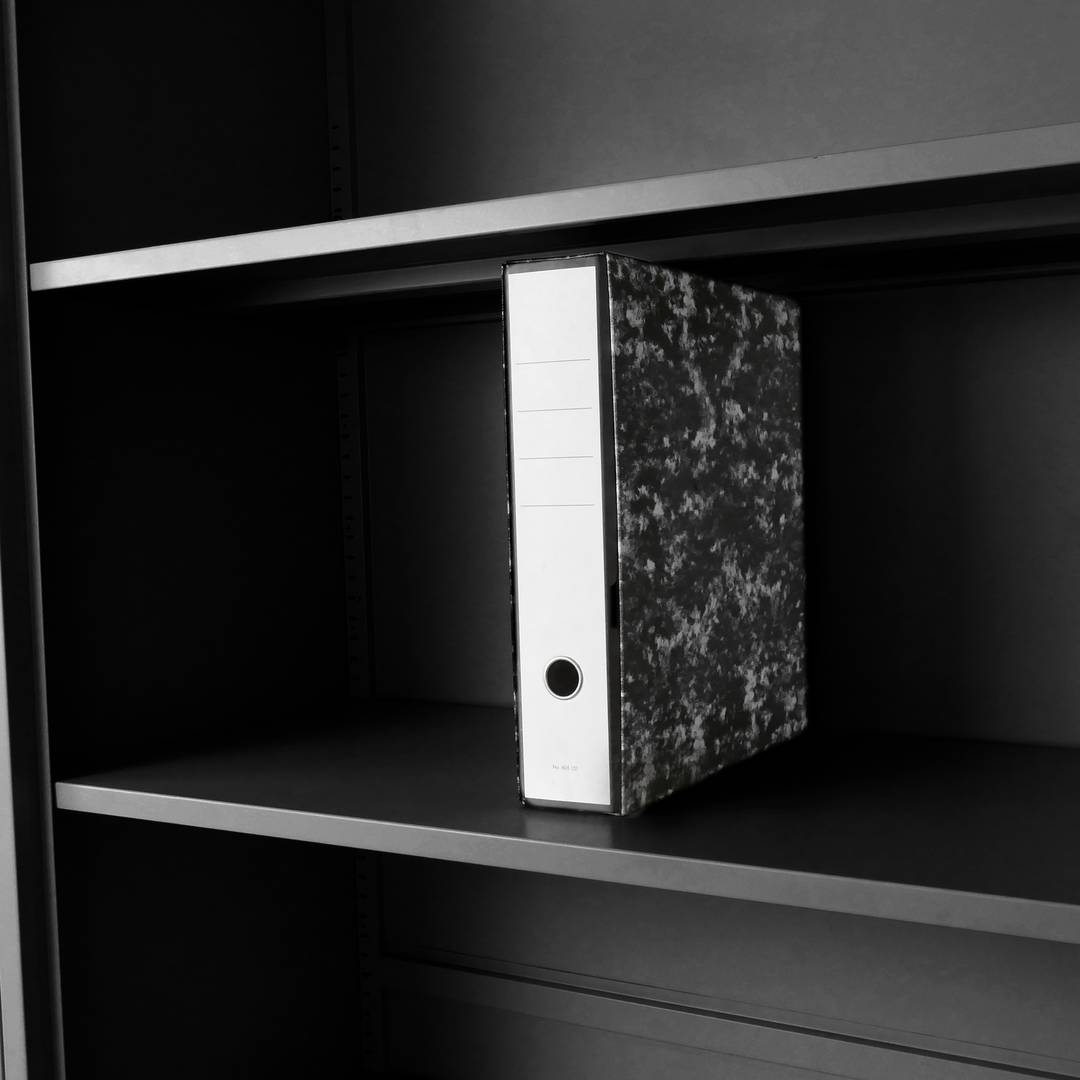 Metallo Ufficio classificatore 900x900x400 mm nero RackMatic
