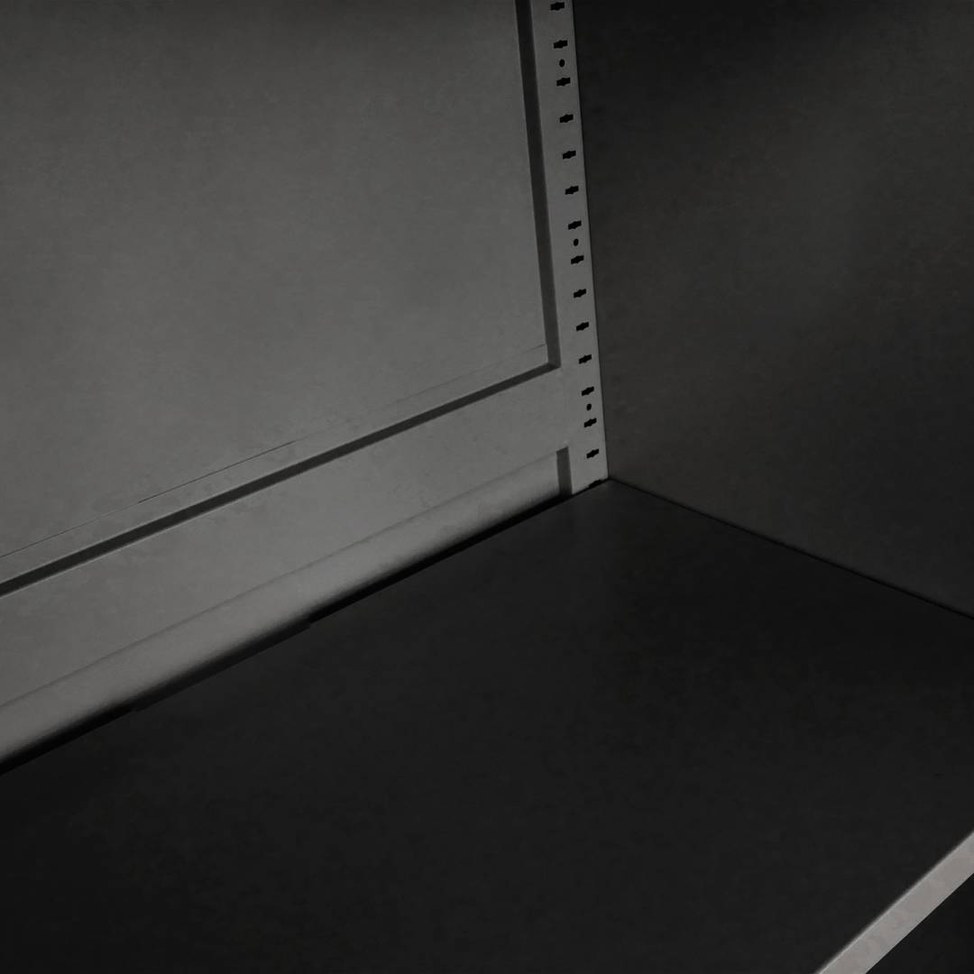 Metallo Ufficio classificatore 900x900x400 mm nero RackMatic