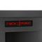 Casellario di metallo dell’ufficio con porte scorrevoli 900x900x400mm nero RackMatic
