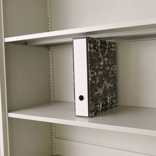 Metallo Ufficio classificatore 900x2000x400 mm grigio RackMatic