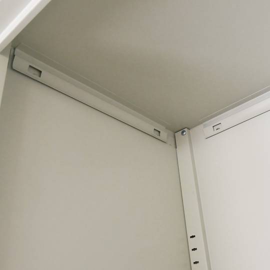 Metallo Ufficio classificatore 900x2000x400 mm grigio RackMatic