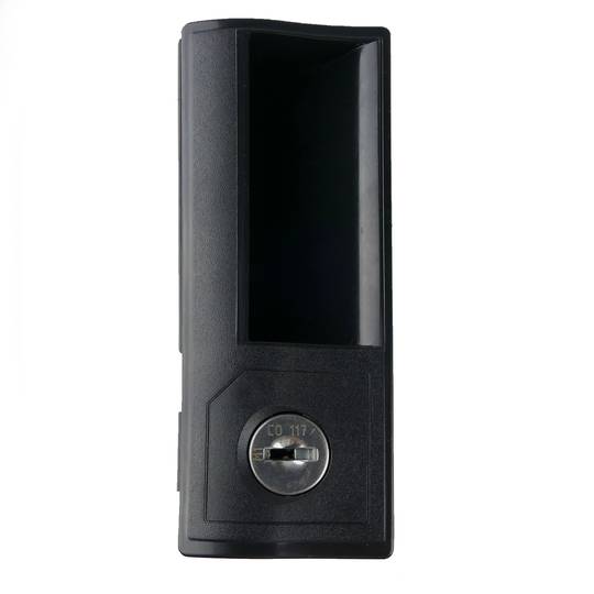 Replacement lock for locker RackMatic in black