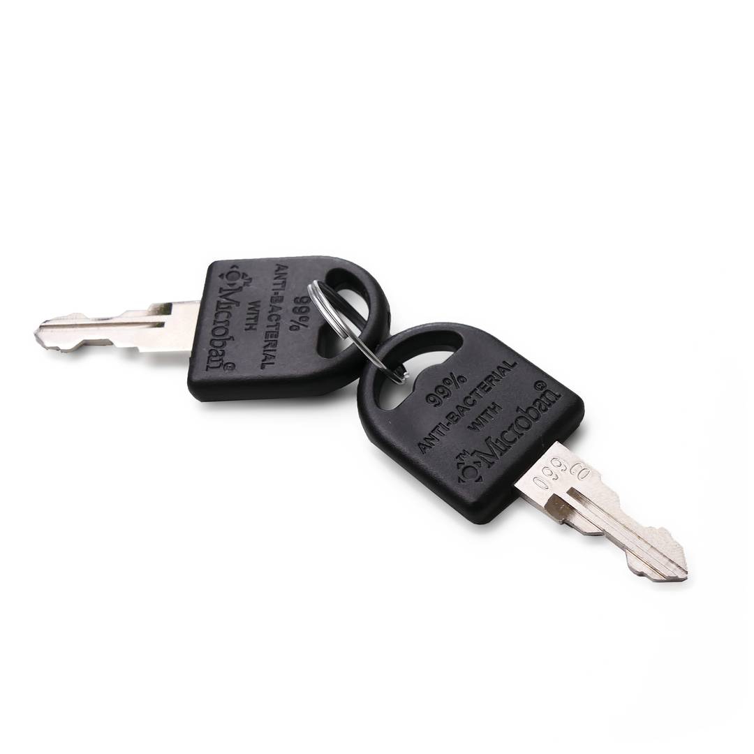 Replacement lock for locker RackMatic in black