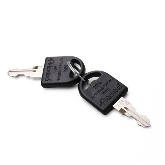 Replacement lock for locker RackMatic in black