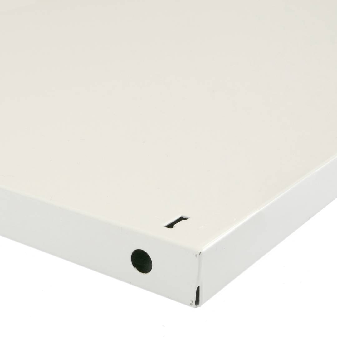 Półki metalowe do szafki biurowej 900x340 mm szare 2 sztuki