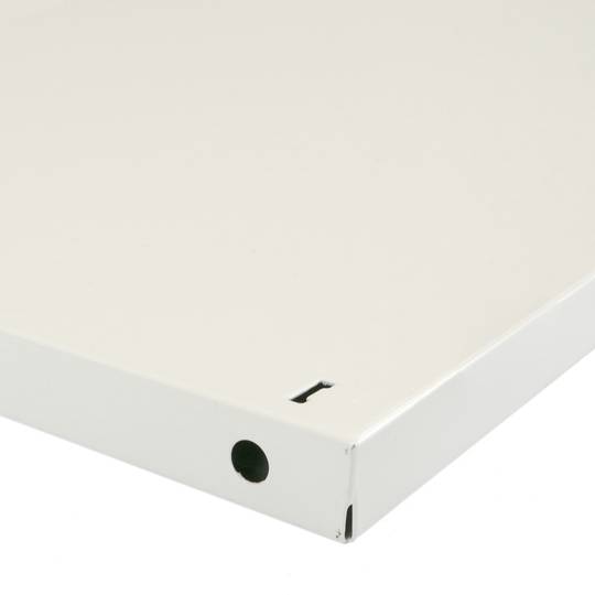 Półki metalowe do szafki biurowej 900x340 mm szare 2 sztuki