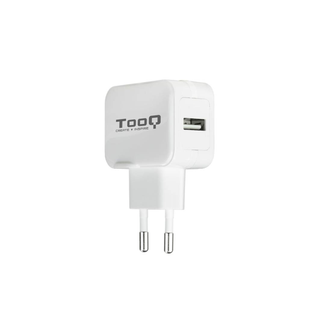 USB lader 5V en 2.4A witte kleur TooQ TQWC-1S01WT
