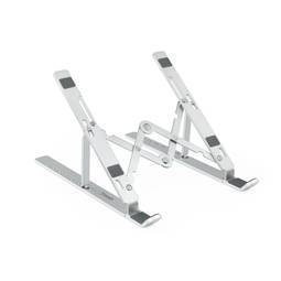 Riser stand for laptops and tablets in folding aluminum TooQ TQLRS0033-AL