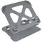Riser de alumínio portátil de suporte ajustável para laptops cor cinza TooQ TQLRS0012-AL-G