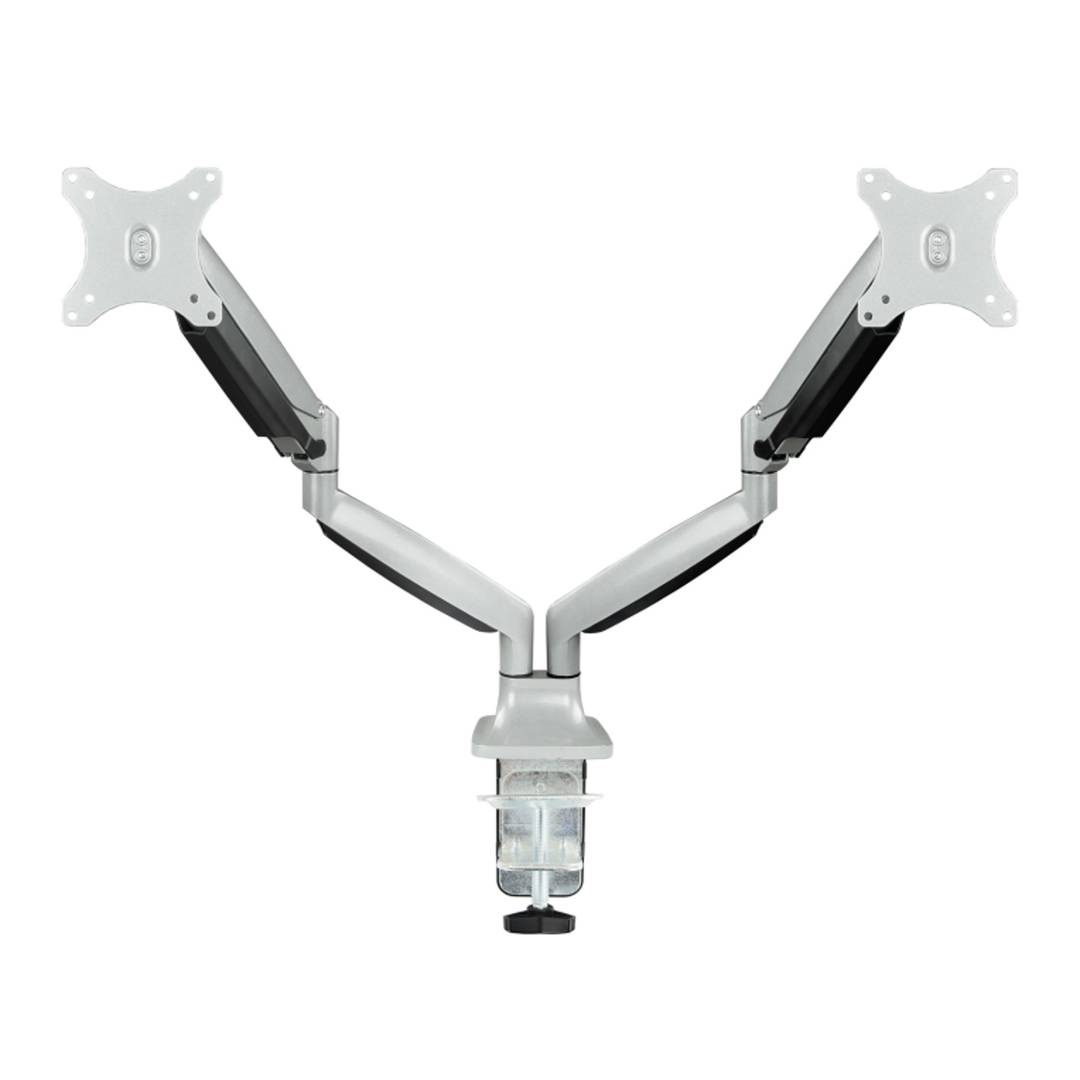 Soporte de mesa ajustable TooQ para 2 pantallas de 13