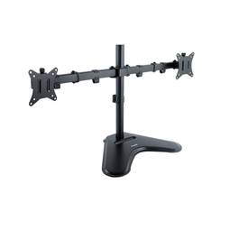 Suporte de mesa ajustável TooQ para 2 ecrãs de 17" - 32" VESA75x75 até 100x100 mm DB1702TN-B