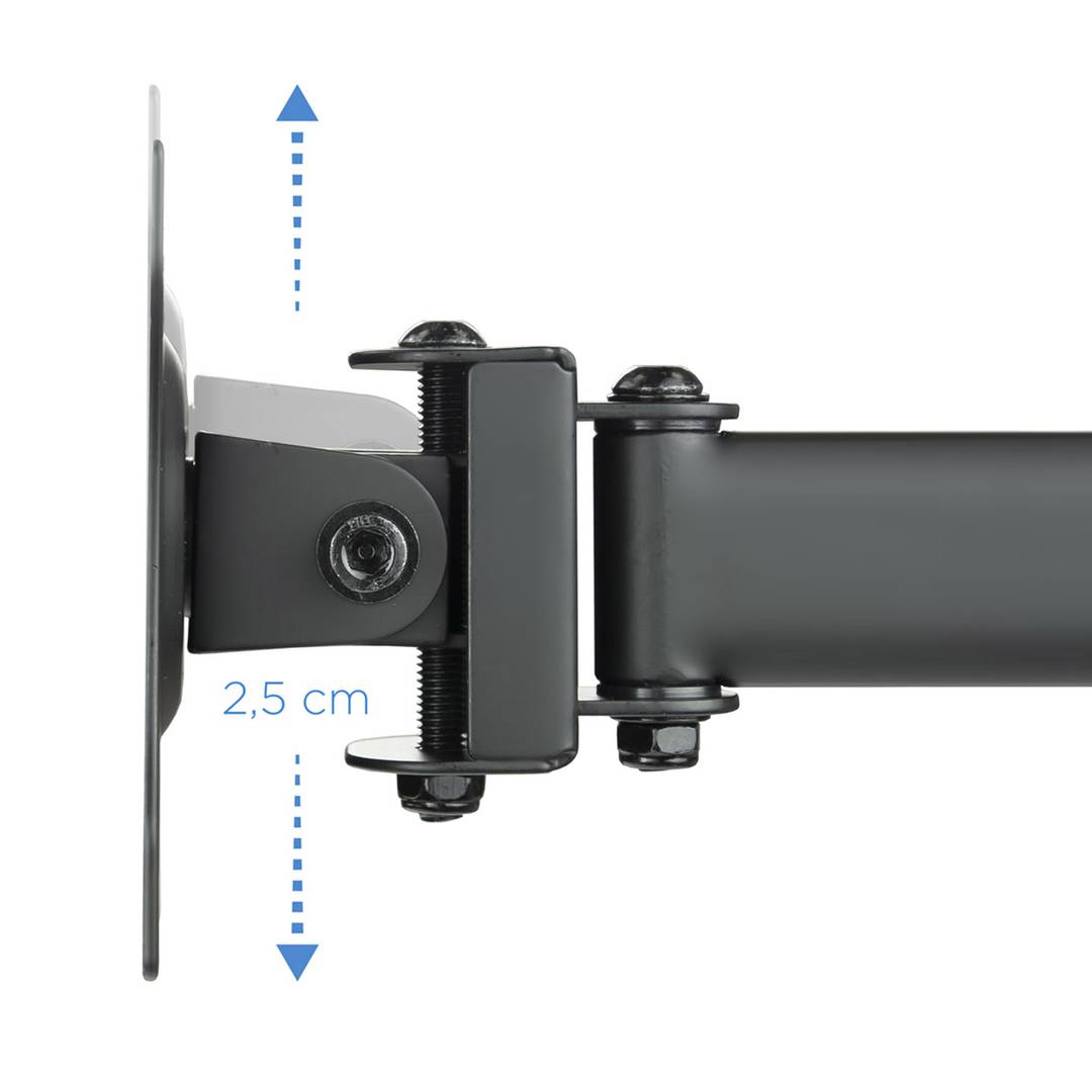 Soporte de mesa con brazos regulables para 3 pantallas hasta 27
