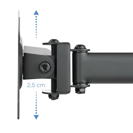 Soporte de mesa con brazos regulables para 3 pantallas hasta 27