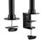 Soporte de mesa con brazos regulables para 3 pantallas hasta 27