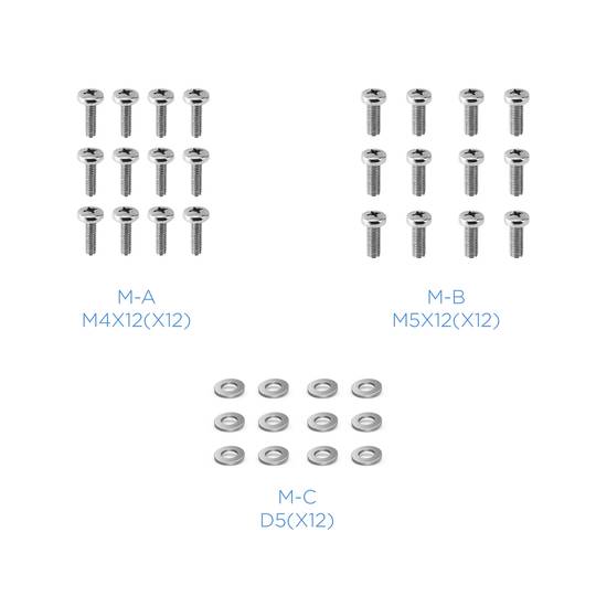 Soporte de mesa con brazos regulables para 3 pantallas hasta 27