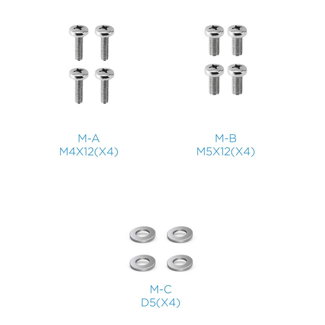 Suporte de mesa com base para 3 telas até 27