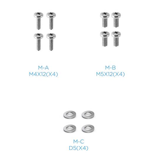 Suporte de mesa com base para 3 telas até 27