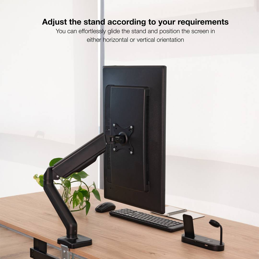 Tafelsteun met verstelbare arm voor schermen tot 32