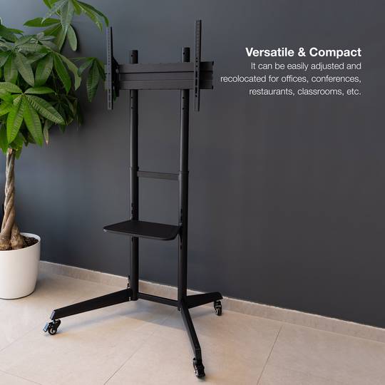 Support au sol avec roulettes pour téléviseur à écran plat LCD LED 37