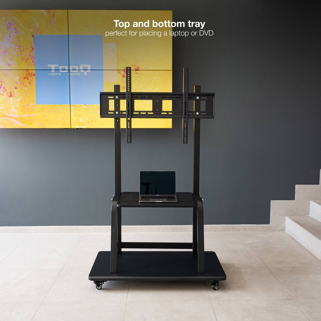 Suporte de chão com rodas para TV LCD LED de tela plana de 37