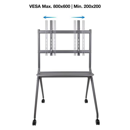 Soporte de pie con ruedas para pantalla plana TV LED LCD de 50