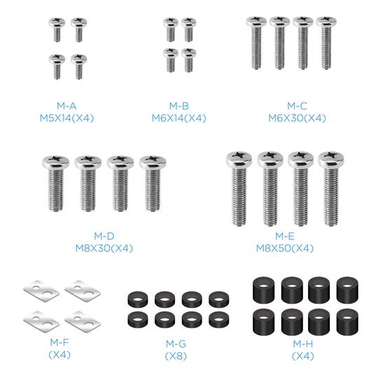 Tilting wall mount for TV screen from 60