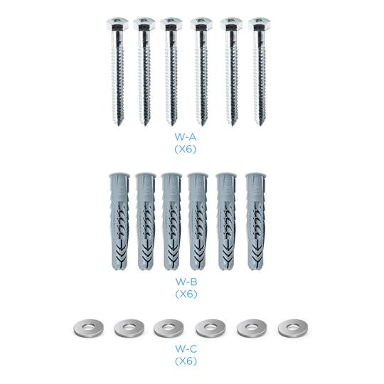 Tilting wall mount for TV screen from 60