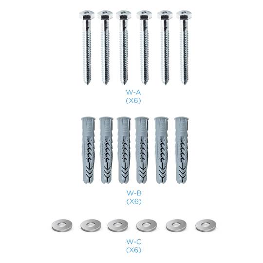 Suport de paret inclinable per a pantalla TV de 60