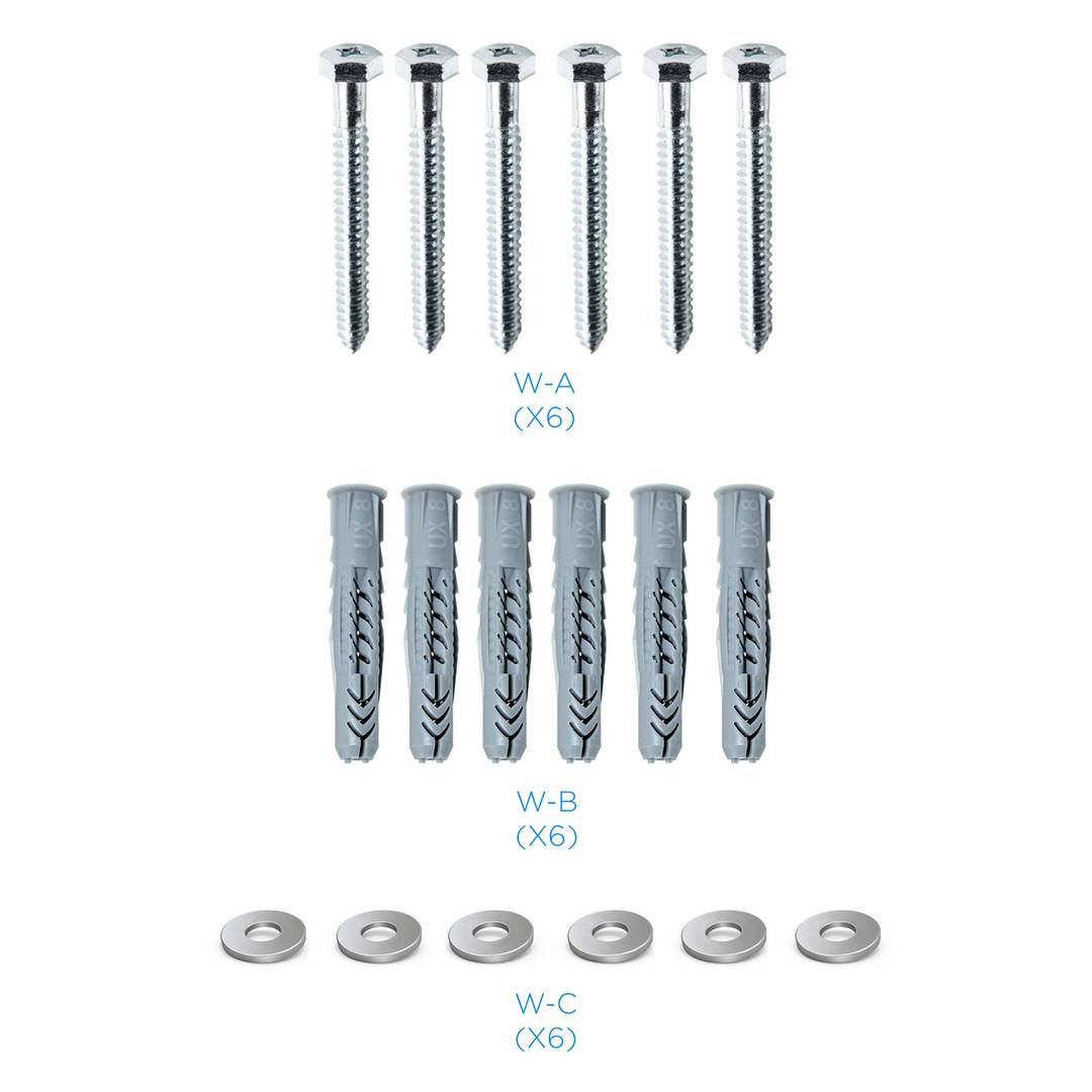 Supporto a parete inclinabile per schermo TV da 37