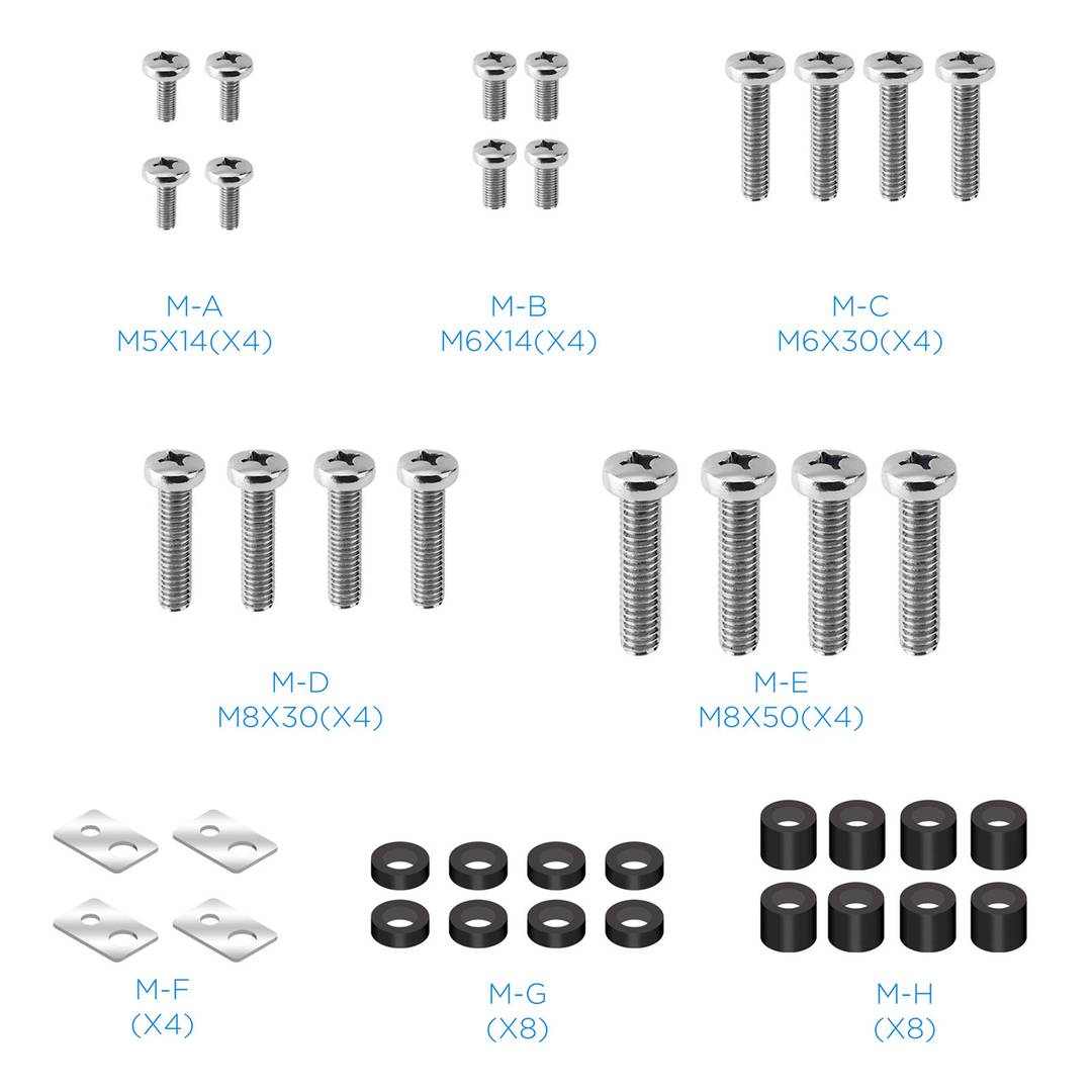 Uchwyt sufitowy do telewizora z płaskim ekranem od 37