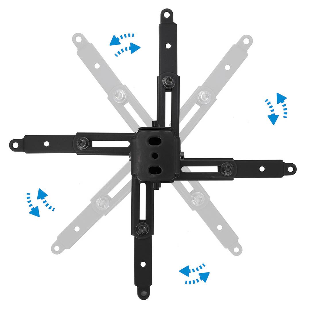 Plafondsteun met mast 13cm 43cm 65cm voor projector 20 Kg zwart