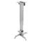 Suporte de teto com mastro 13cm 43cm 65cm para projetor 20 Kg prata